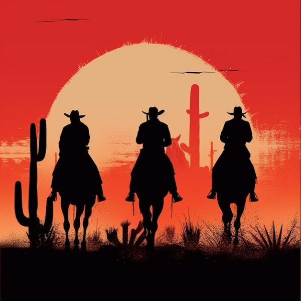 three-cowboys-riding-horses-front-sunset_900101-29677.jpg